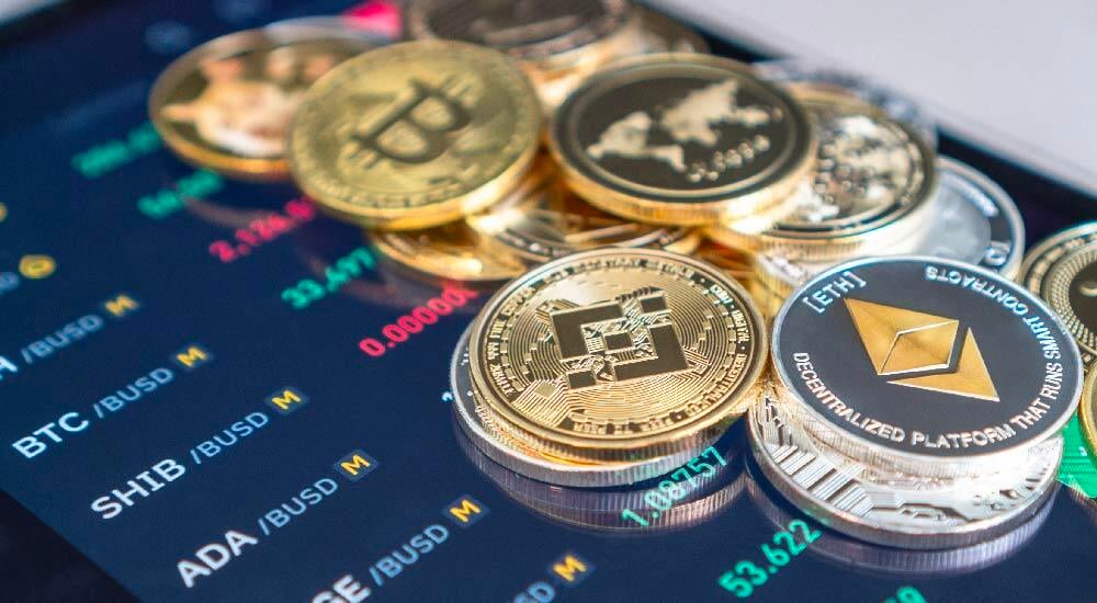Monedas Bitcoin.