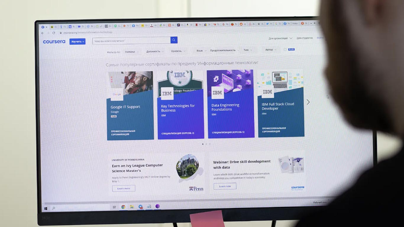 Coursera, cursos en línea